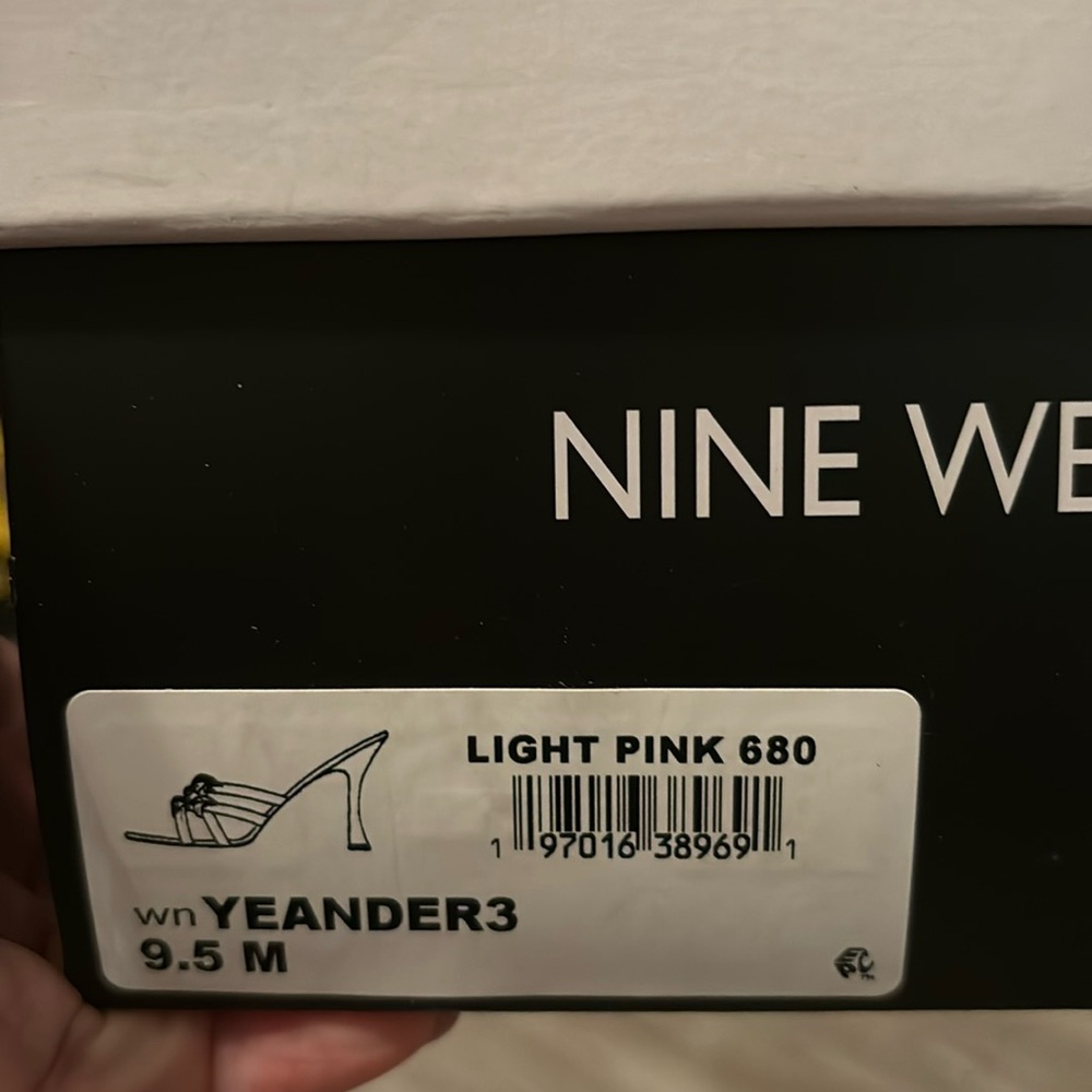 Yeander3 heeled slide sandals - size 9.5 Nine West - Picture 2 of 7